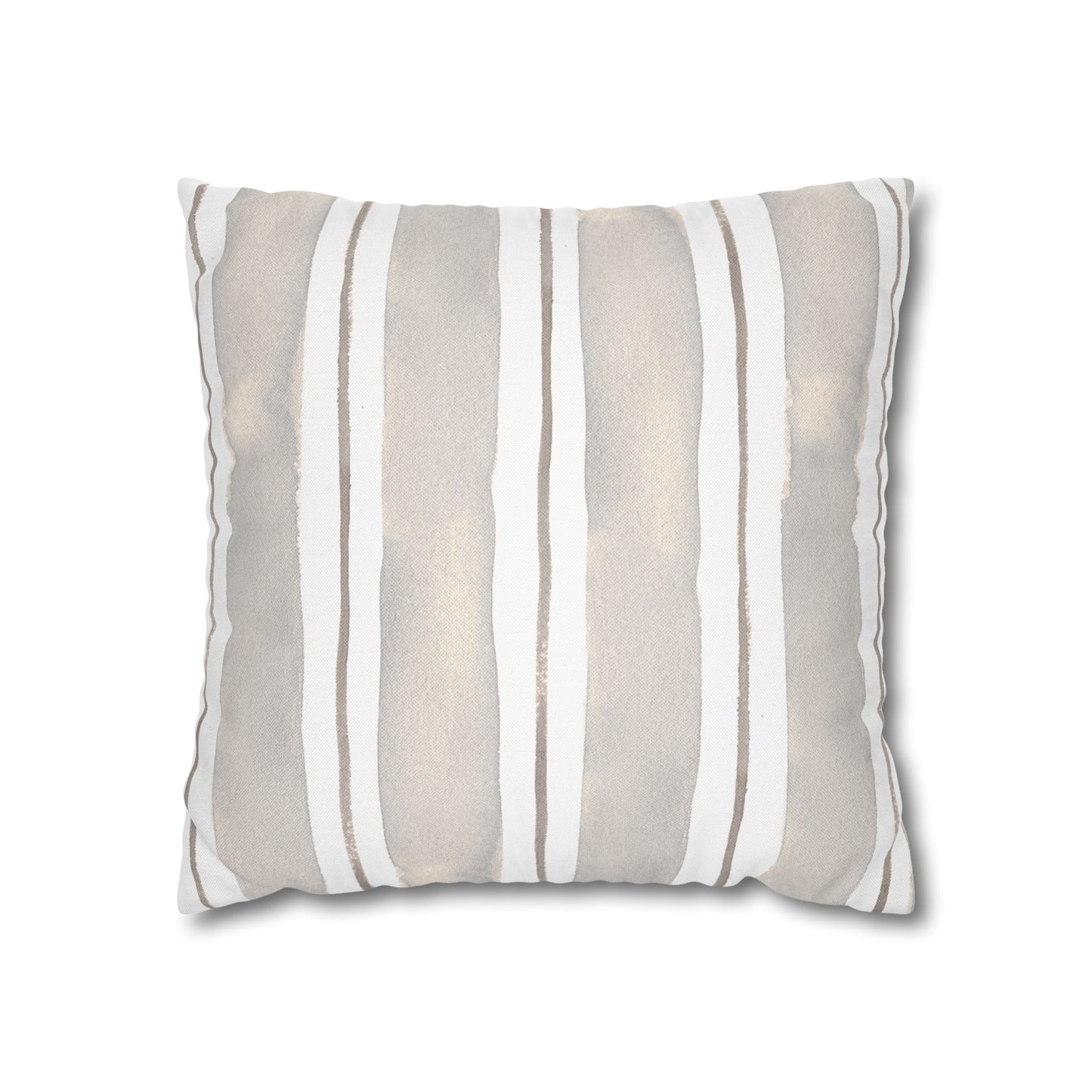 Neutral stripe Pillowcase