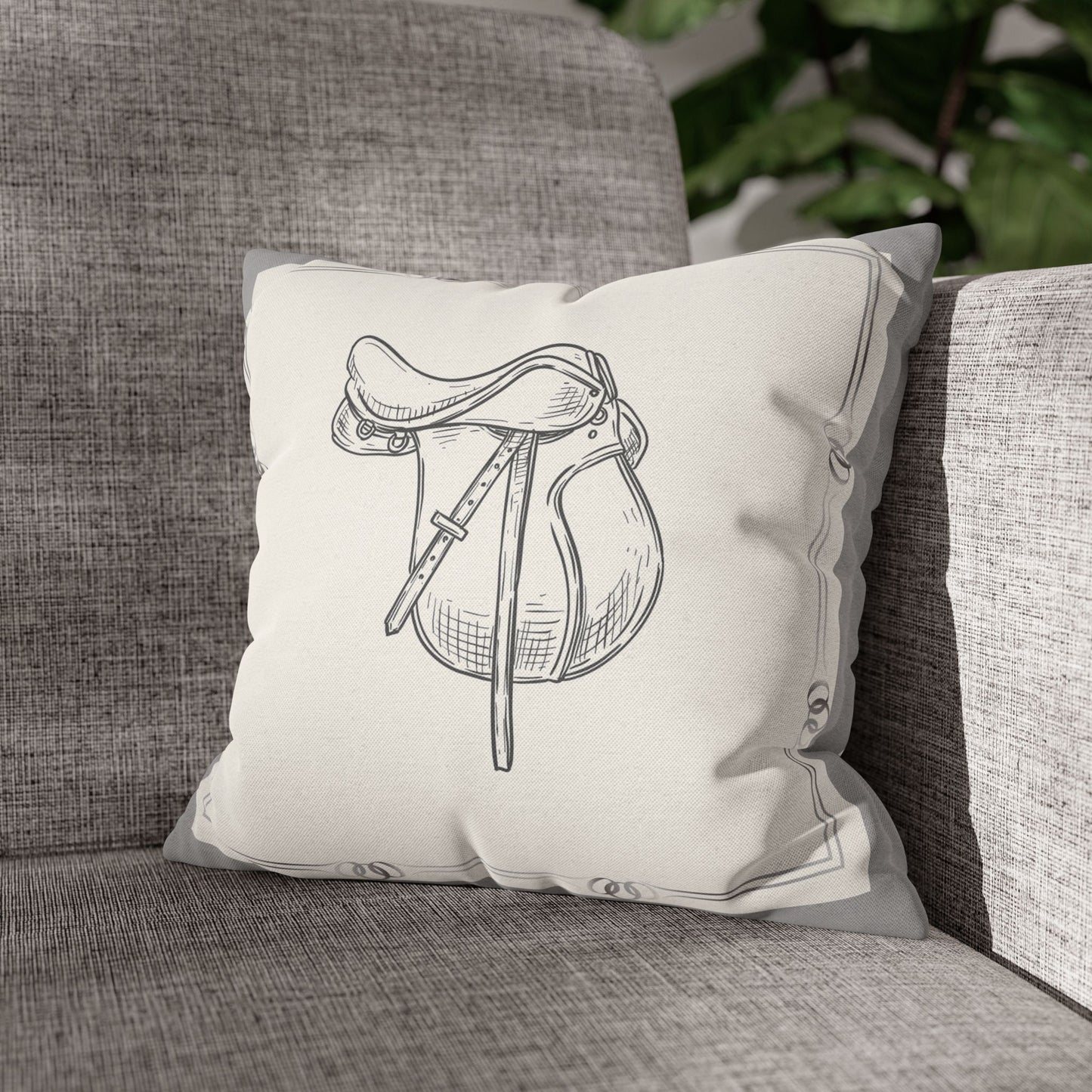 Equestrian Style Pillowcase