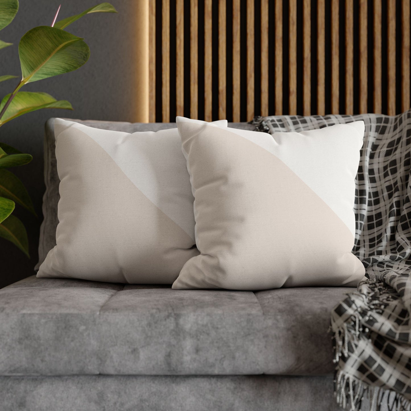 Cream Tonal Wave Pillowcase