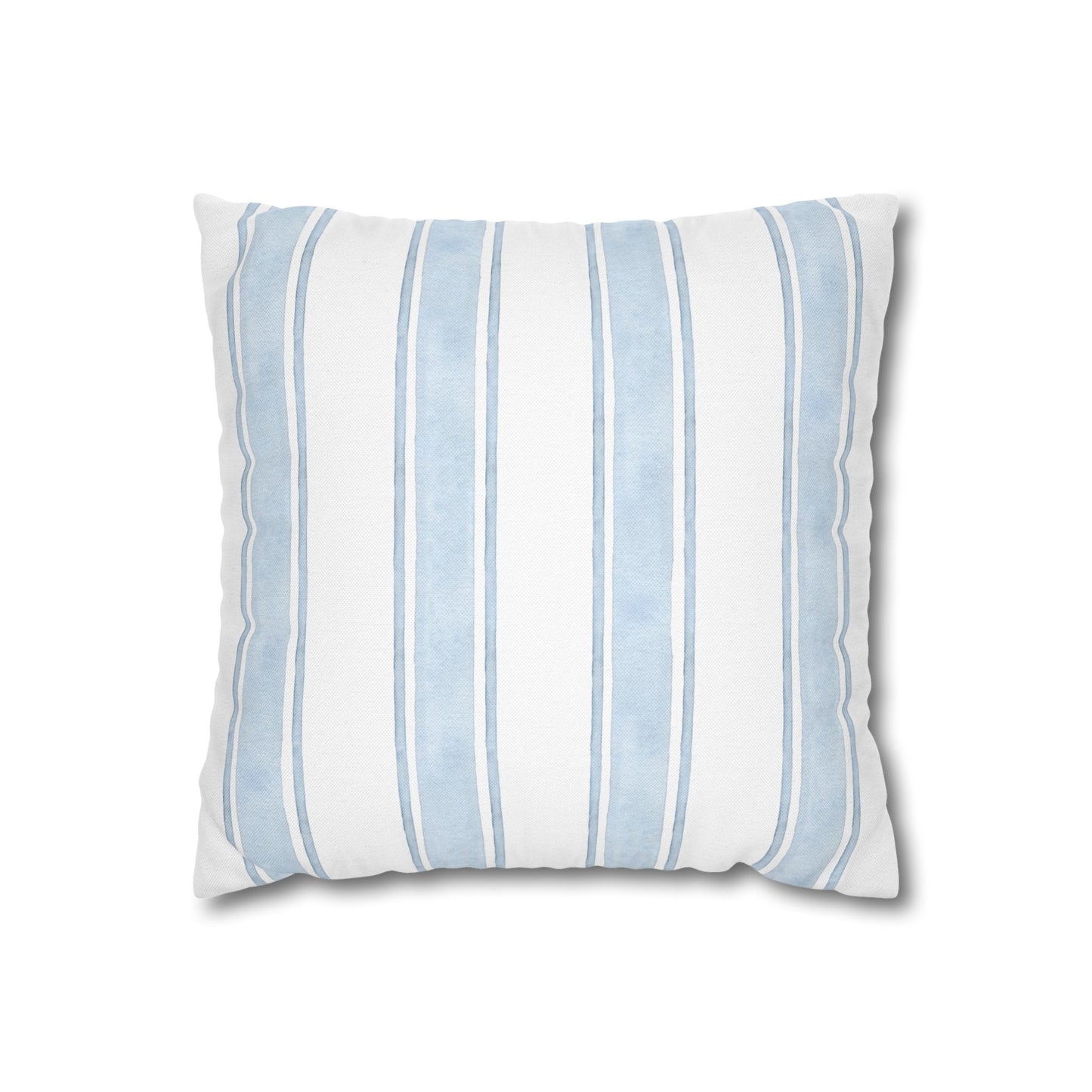 Blue Watercolor stripe Pillowcase