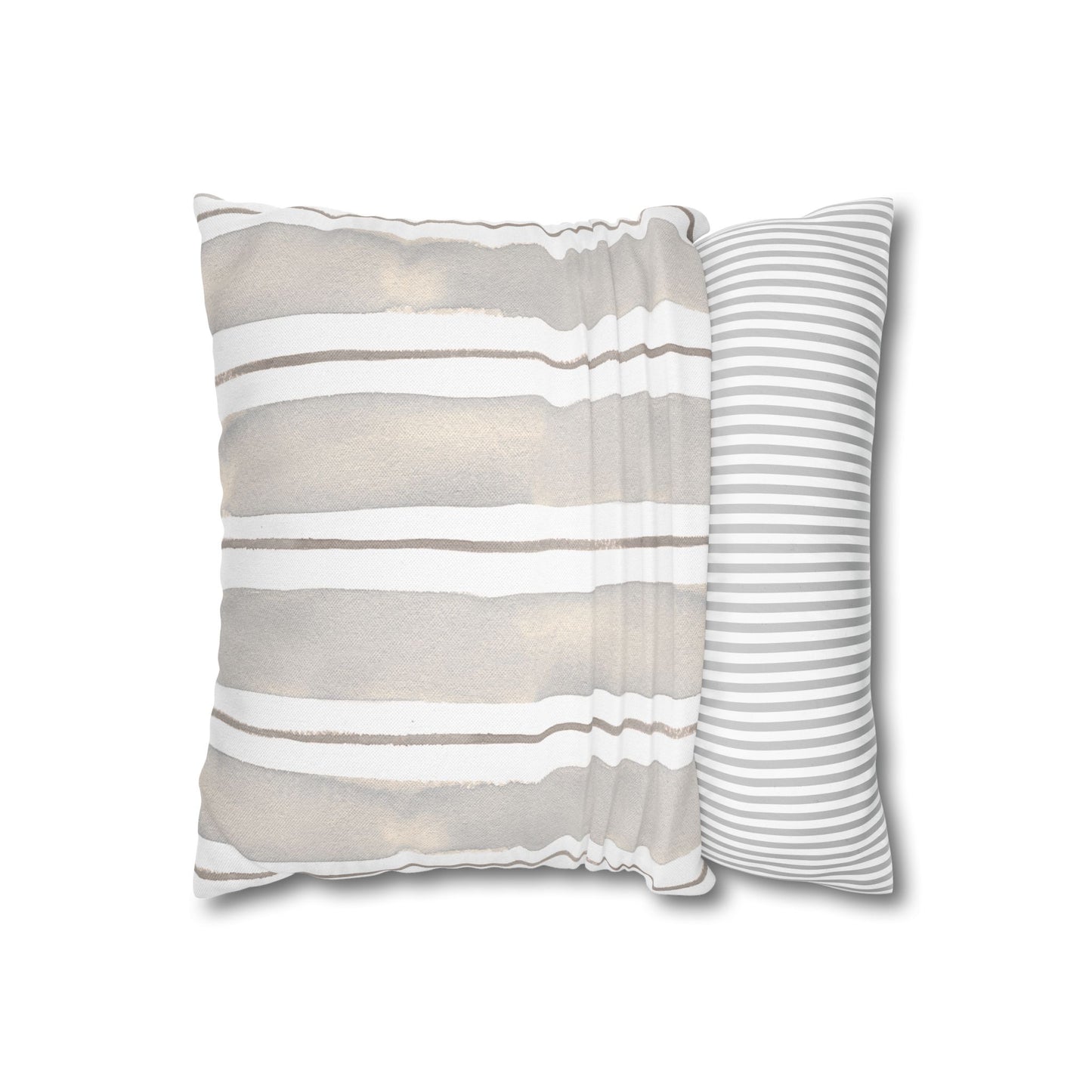 Neutral stripe Pillowcase