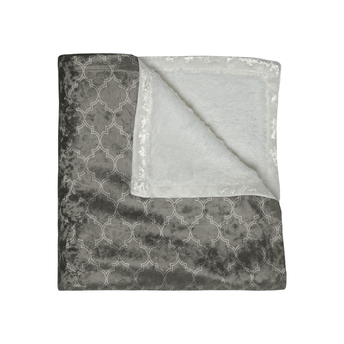 Trelis Crushed Velvet Blanket