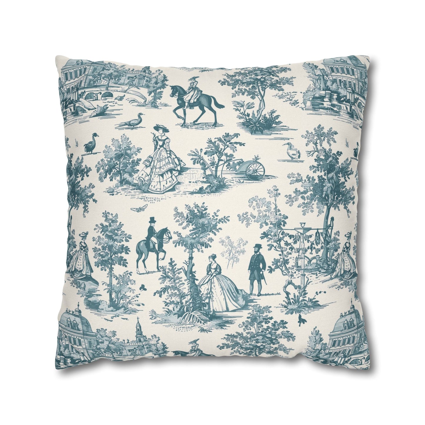 Elegant Vintage Print Pillowcase