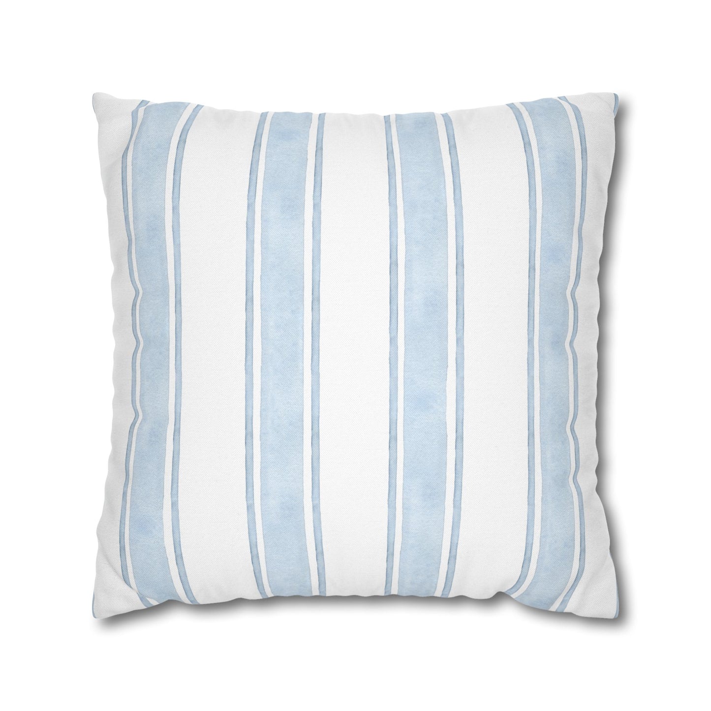 Blue Watercolor stripe Pillowcase