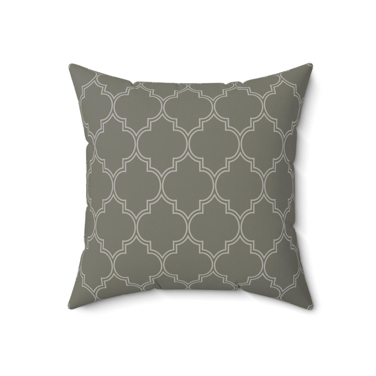 Trelis Design Faux Suede Square Pillow
