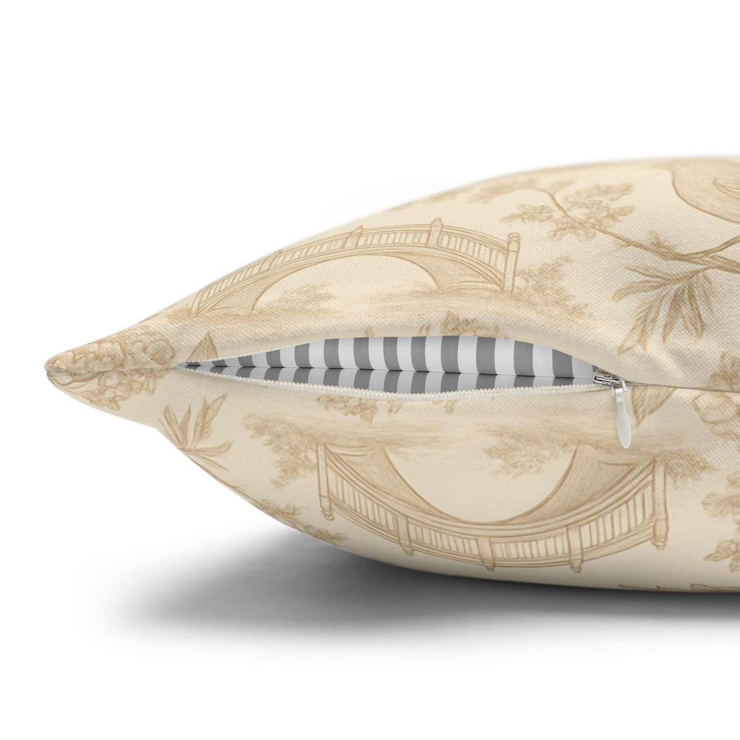 Song Bird Chinoiserie Pattern Pillow Cover