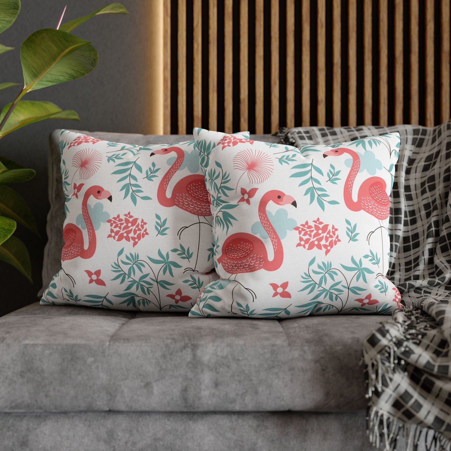 Pink Flamingo Pillowcase