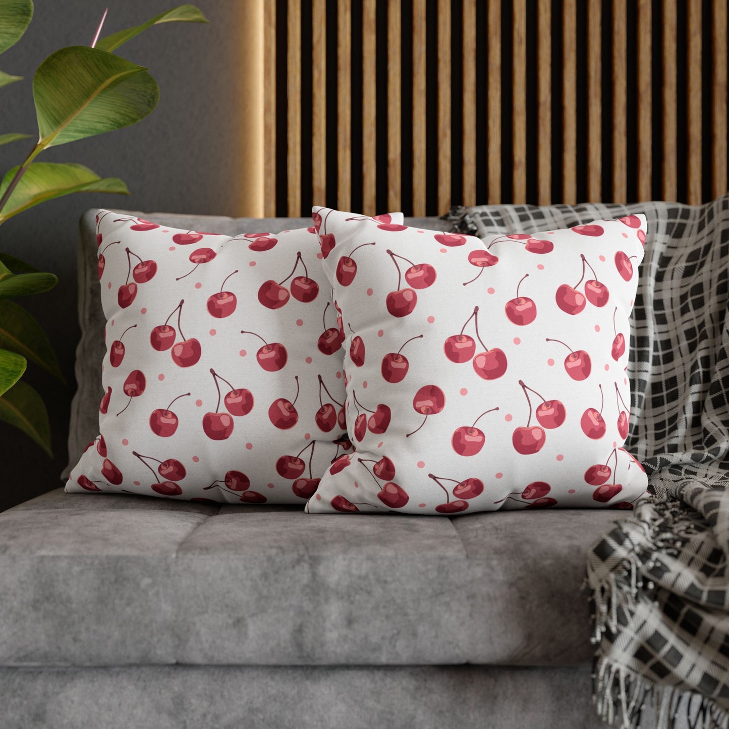 Cherry Pattern Pillowcase