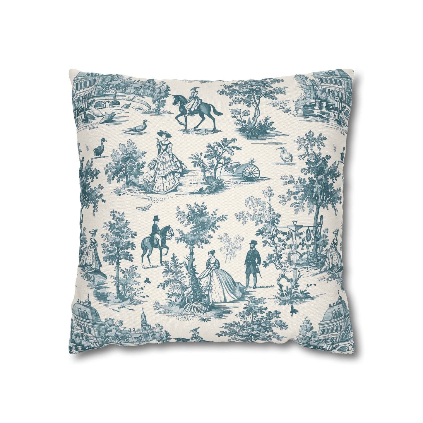 Elegant Vintage Print Pillowcase