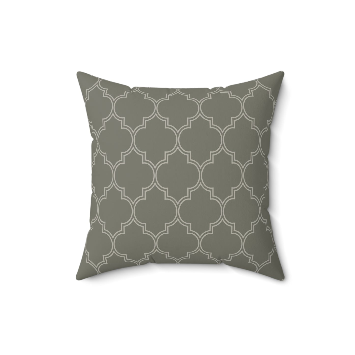 Trelis Design Faux Suede Square Pillow