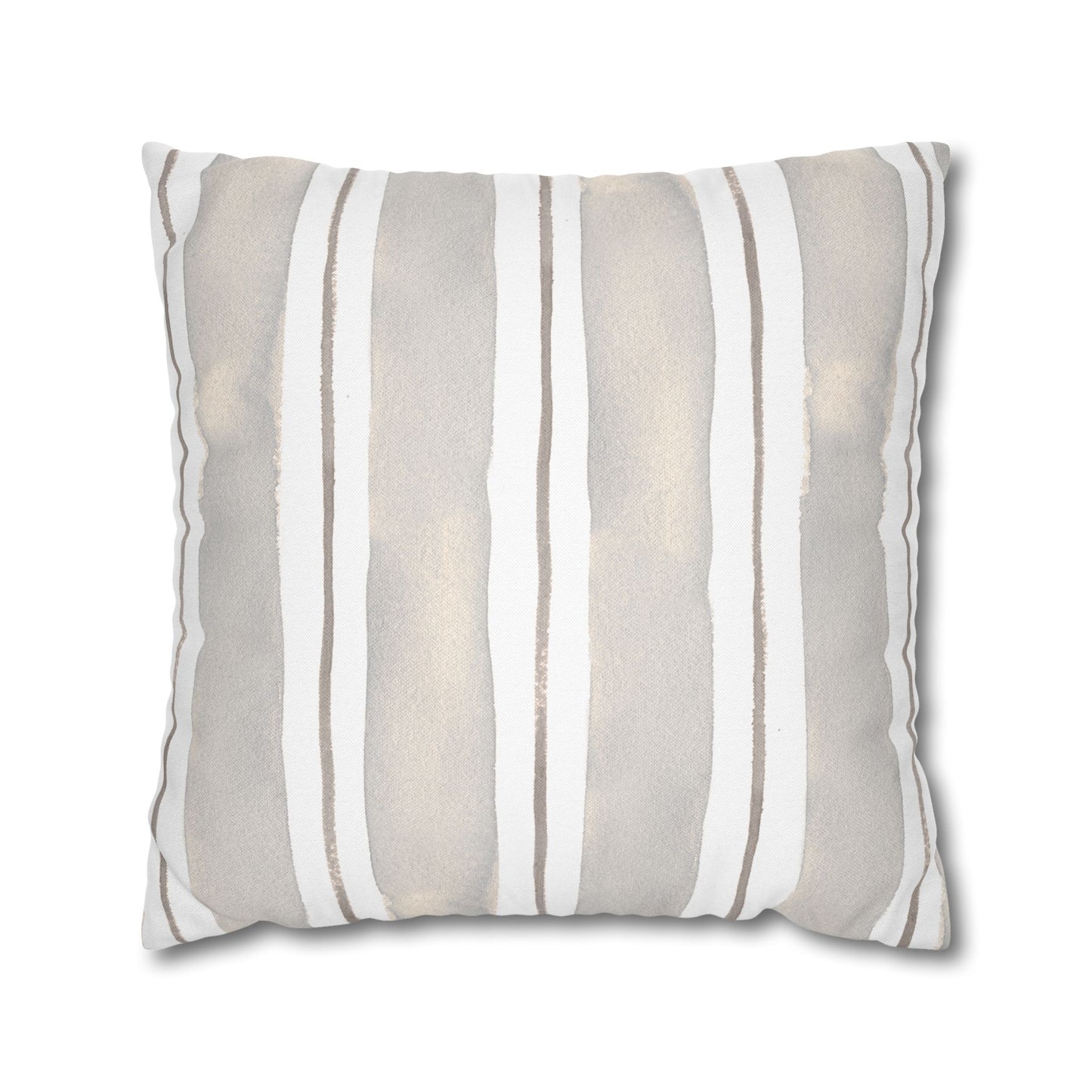 Neutral stripe Pillowcase
