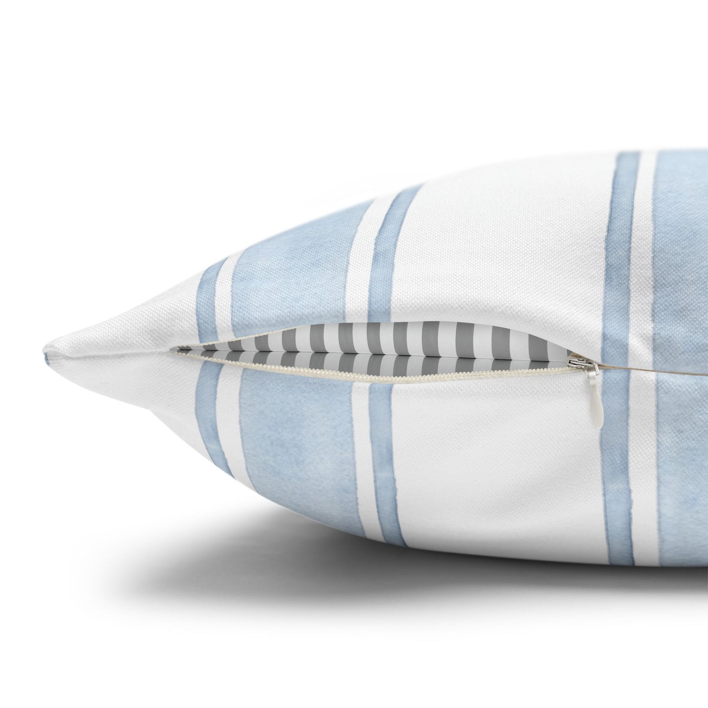 Blue Watercolor stripe Pillowcase