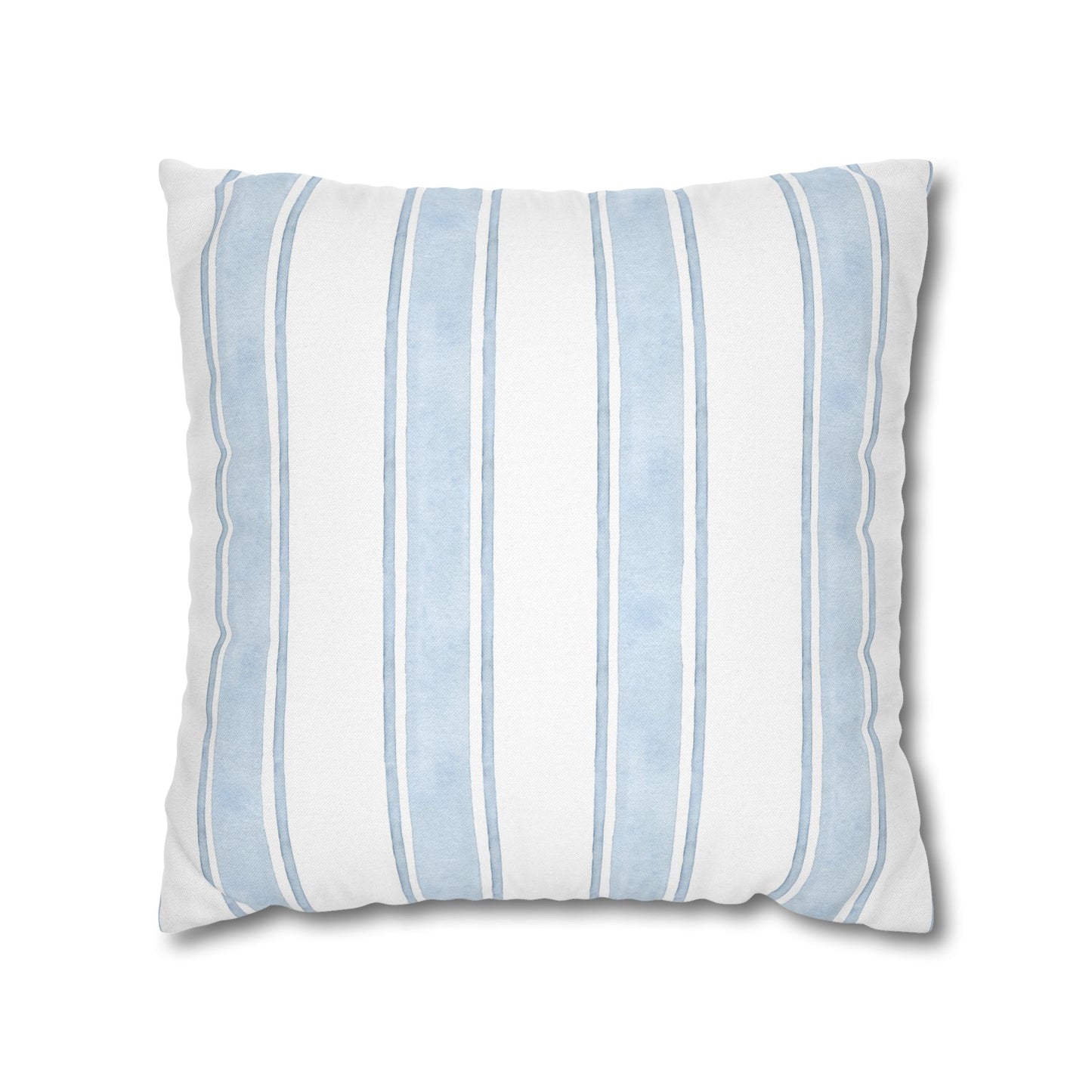 Blue Watercolor stripe Pillowcase