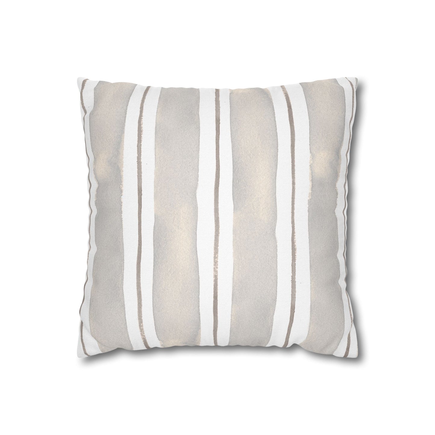 Neutral stripe Pillowcase