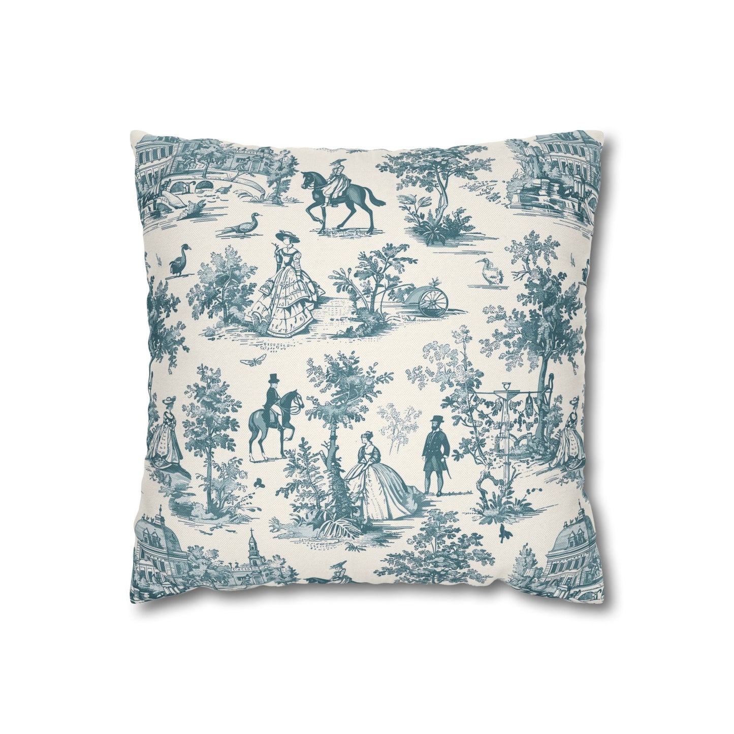 Elegant Vintage Print Pillowcase