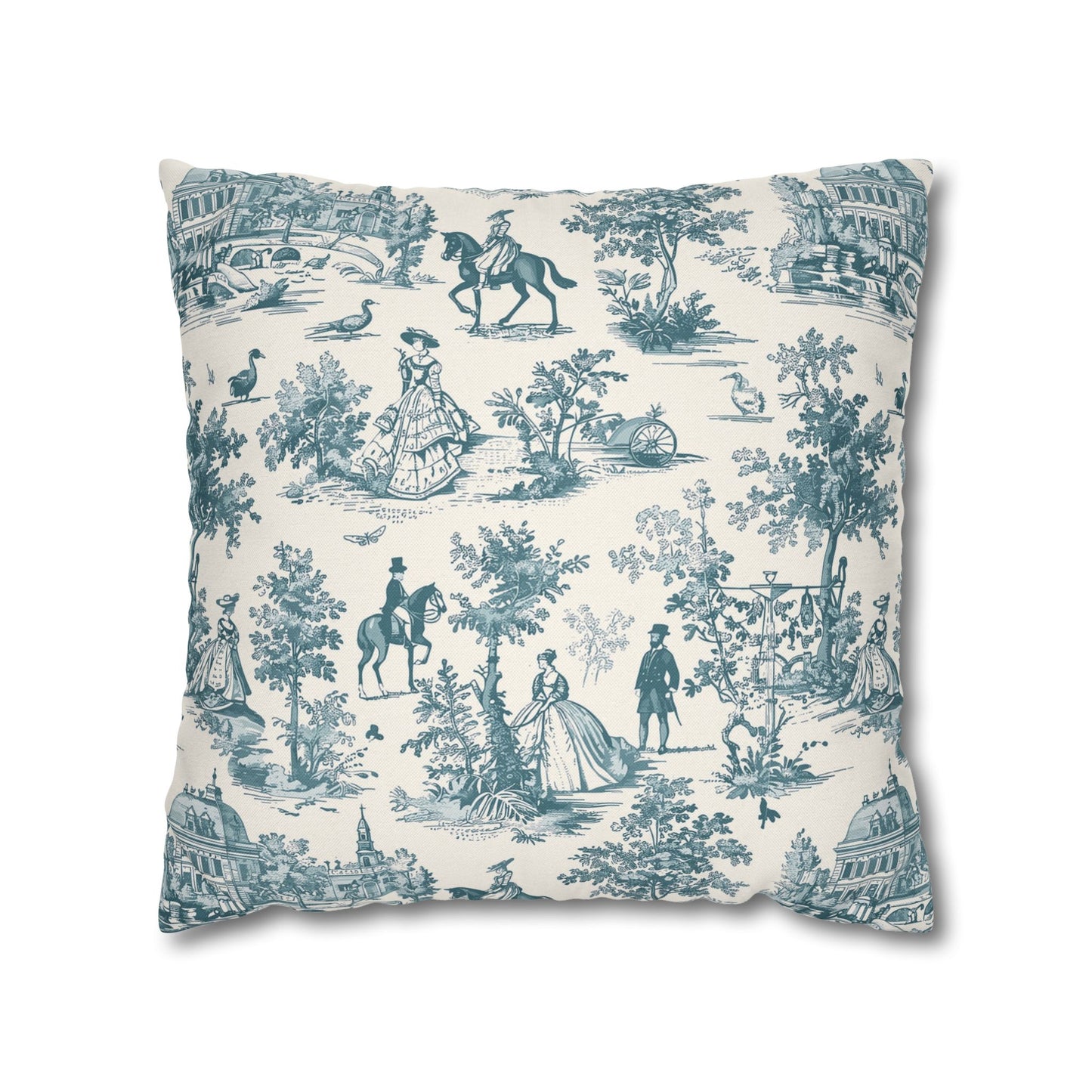 Elegant Vintage Print Pillowcase