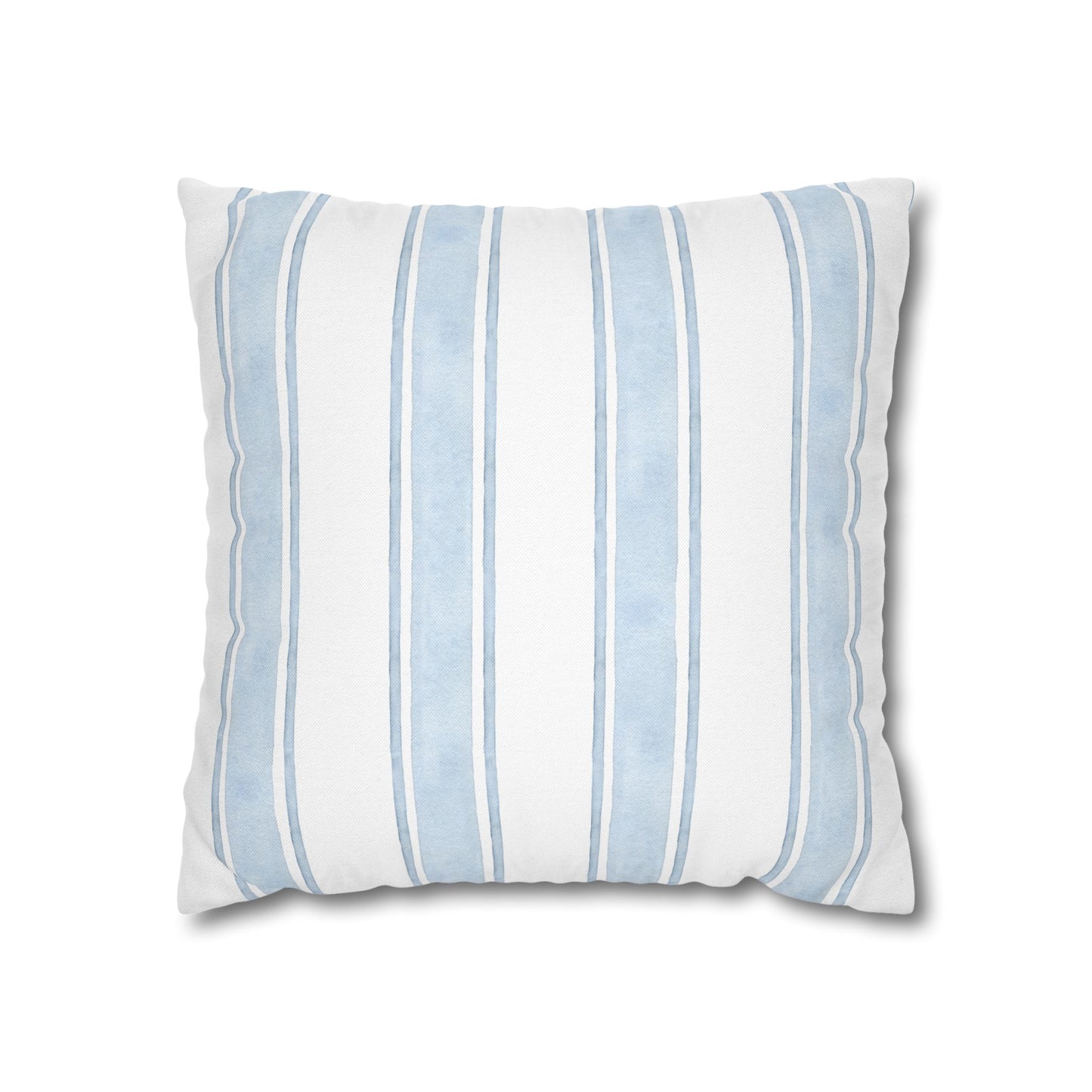 Blue Watercolor stripe Pillowcase
