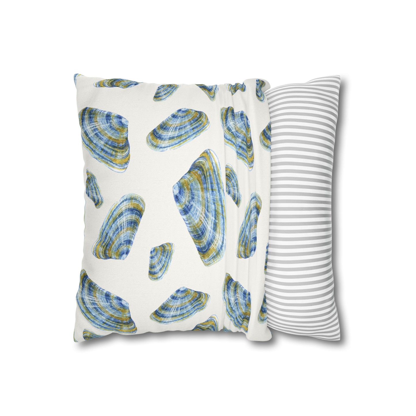 Shades of Blue Shells Pillowcase