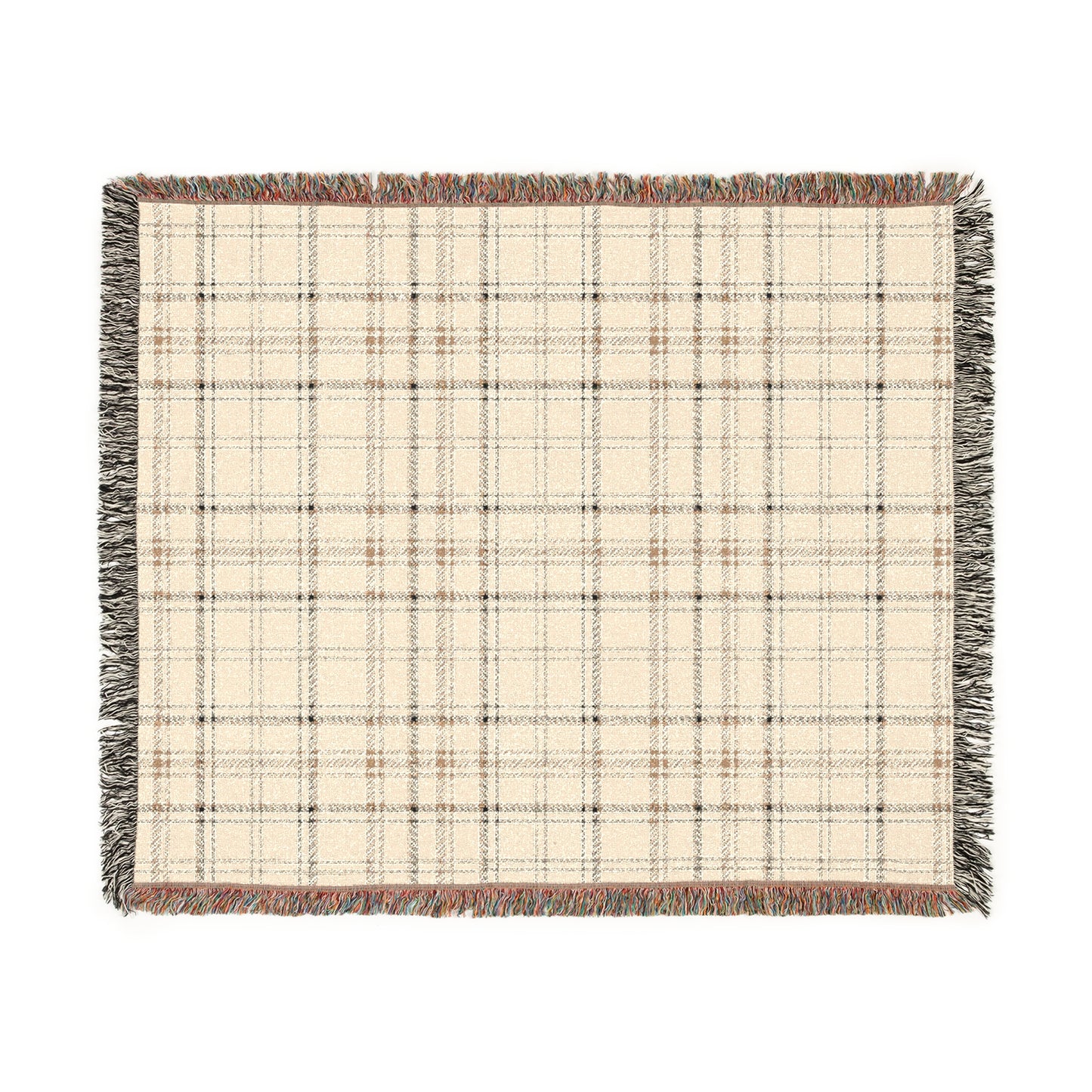 Cozy Plaid Woven Blanket