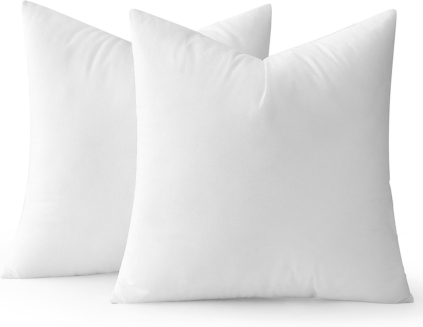 20 X 20 Pillow Inserts (Set of 2) - Throw Pillows Insert Premium Pillow Stuffer Square Form for Decorative Cushion Bed Couch Sofa
