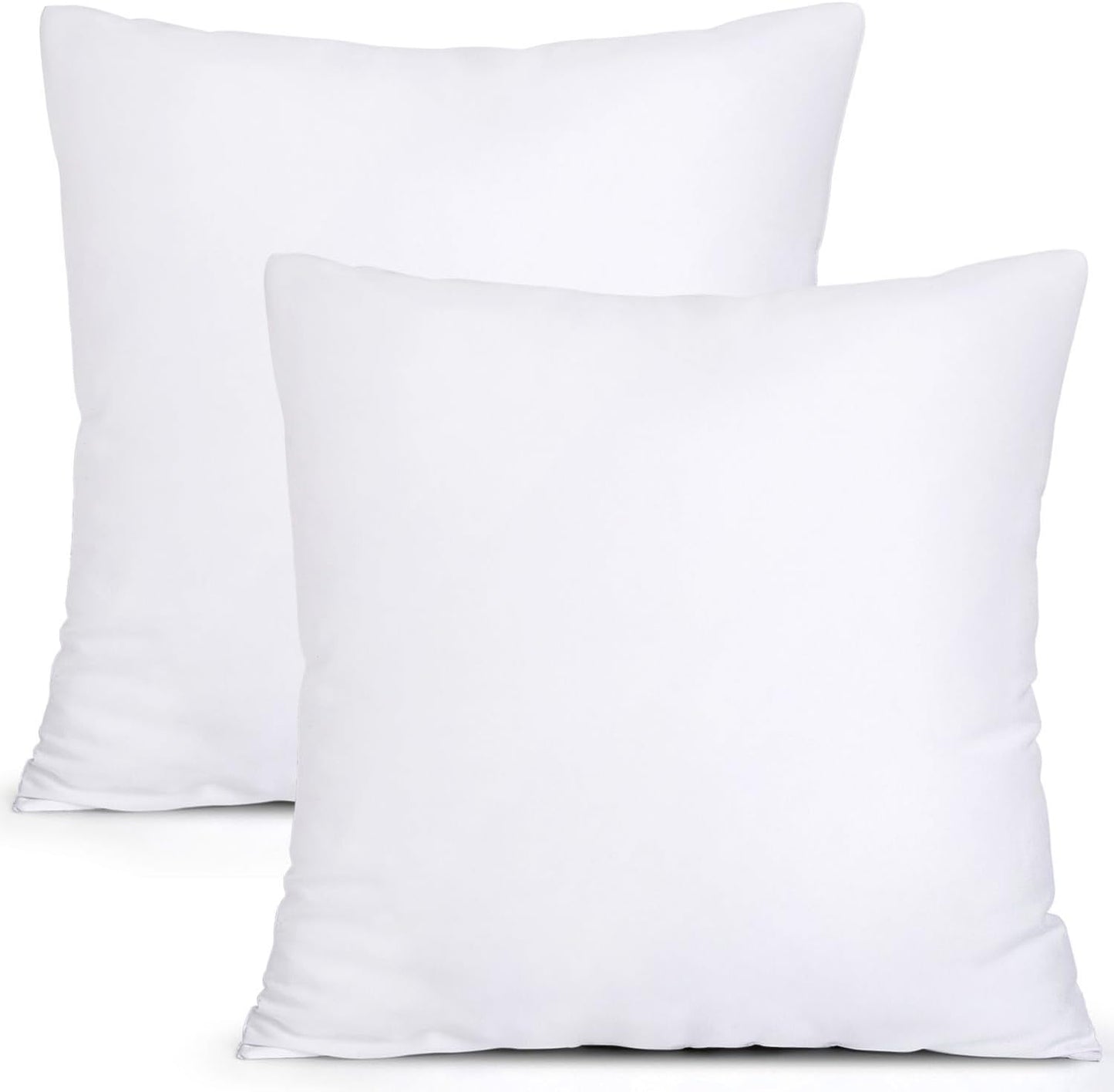 20 X 20 Pillow Inserts (Set of 2) - Throw Pillows Insert Premium Pillow Stuffer Square Form for Decorative Cushion Bed Couch Sofa