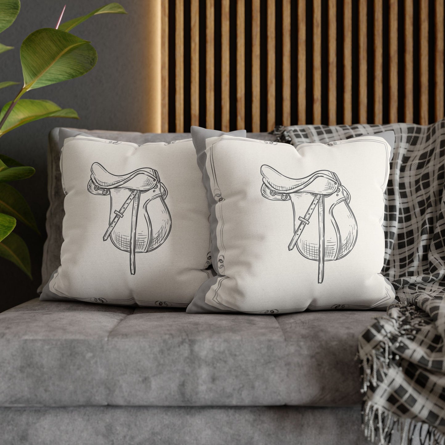 Equestrian Style Pillowcase