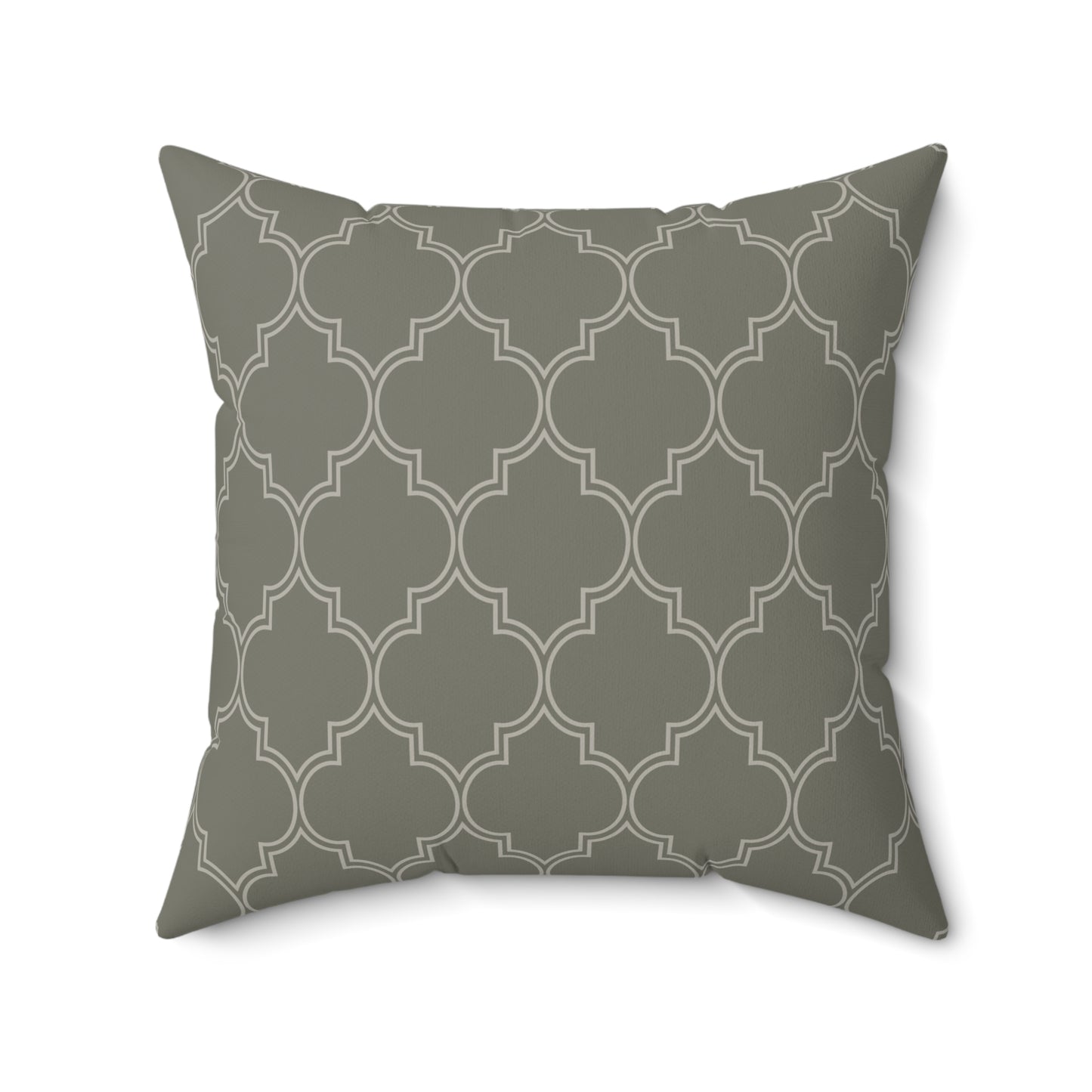 Trelis Design Faux Suede Square Pillow