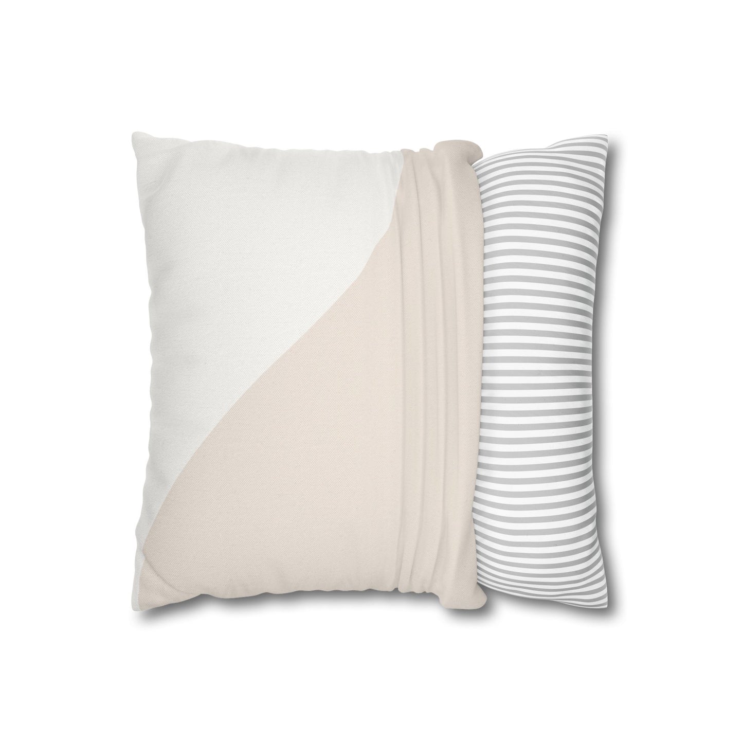 Cream Tonal Wave Pillowcase