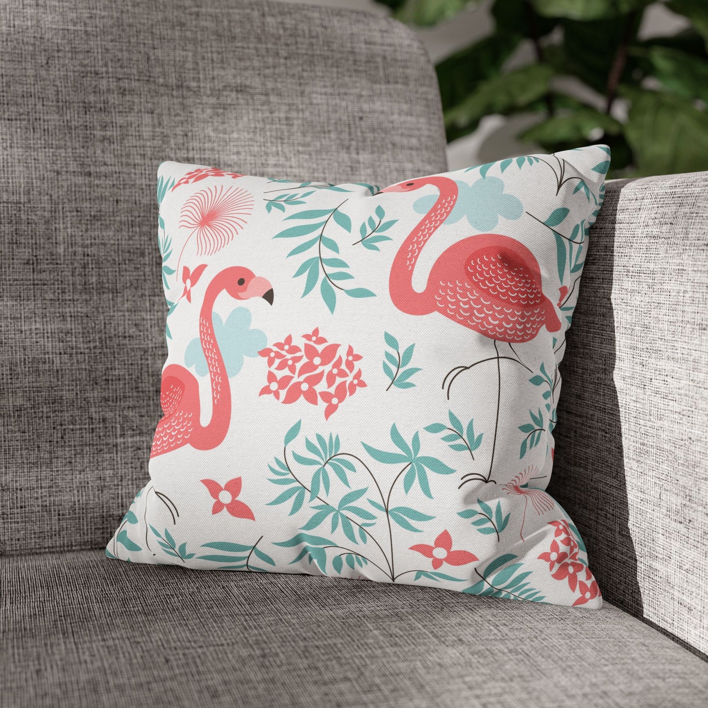 Pink Flamingo Pillowcase