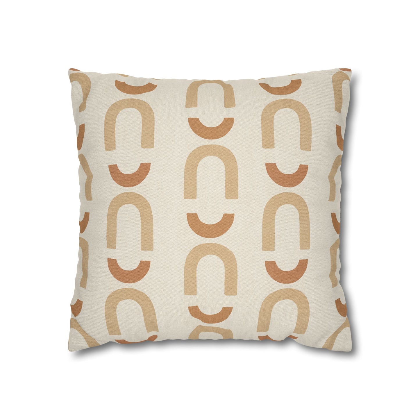 Abstract Beige Pillow Cover