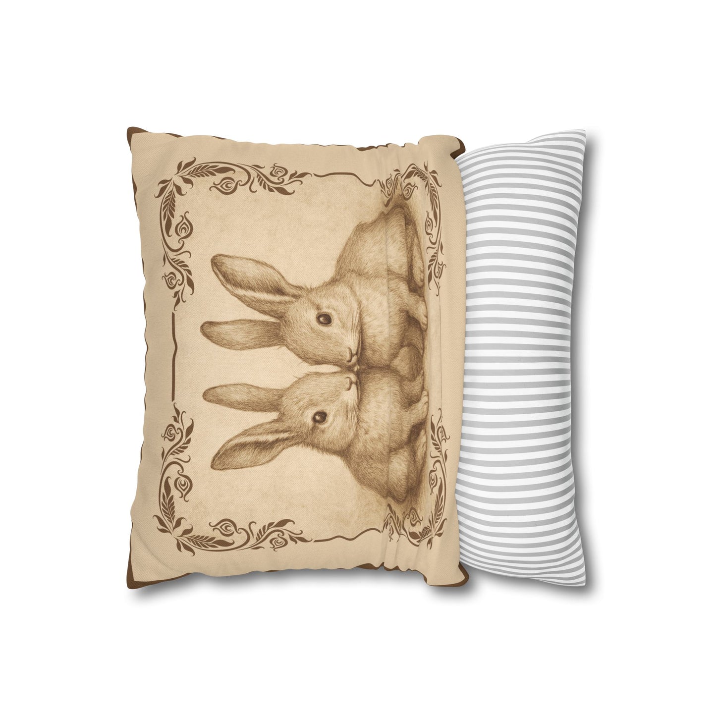 Vintage Rabbits Pillowcase
