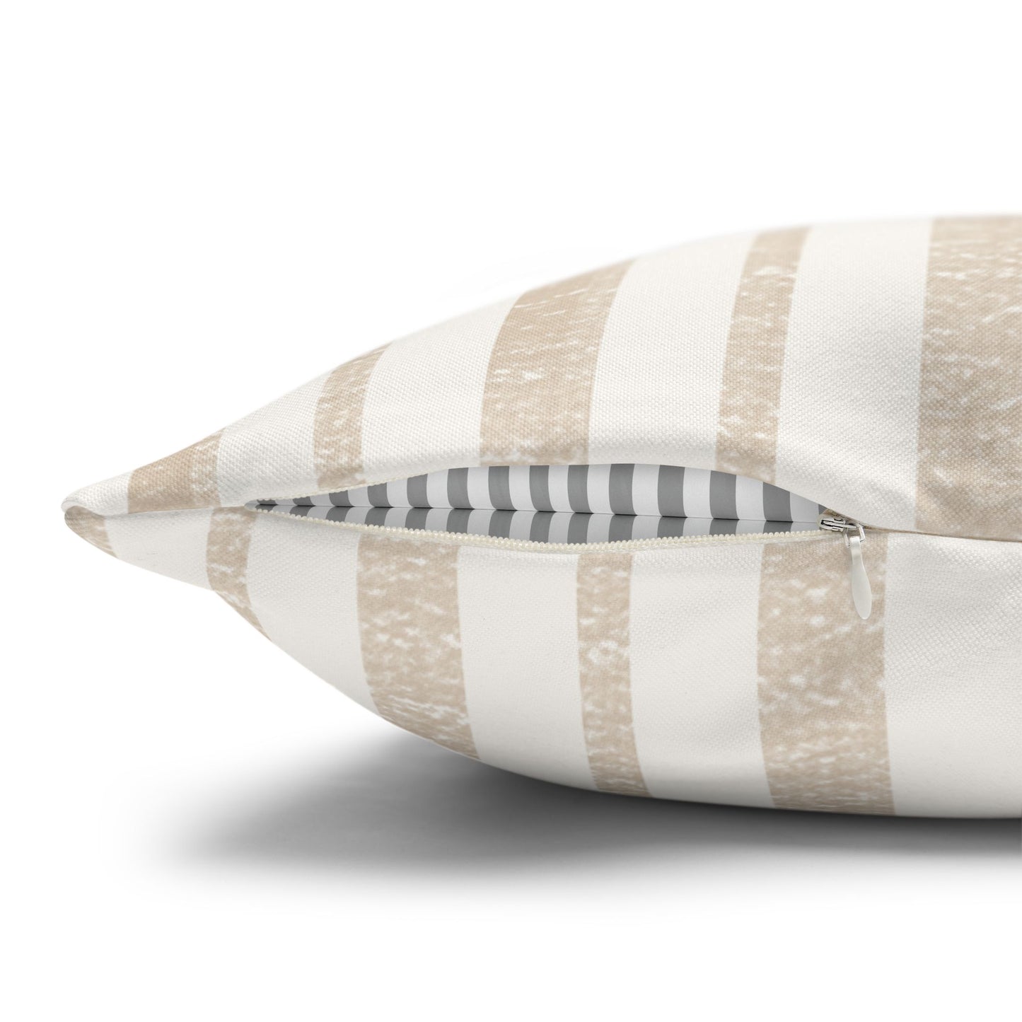 Neutral Pinstripe Pillowcase