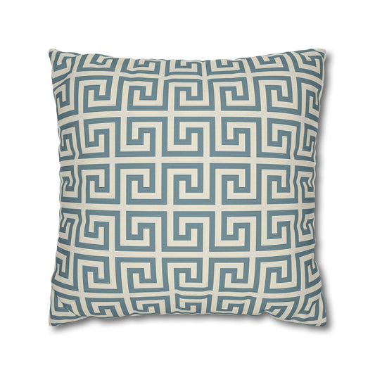 Greek Key Pillowcase