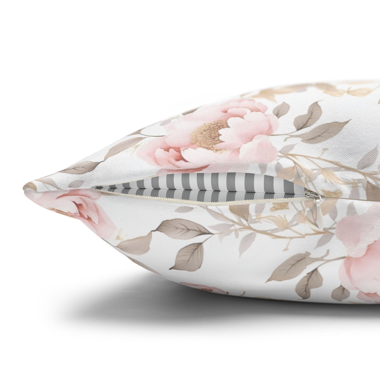 Soft Pink Floral Pillowcase