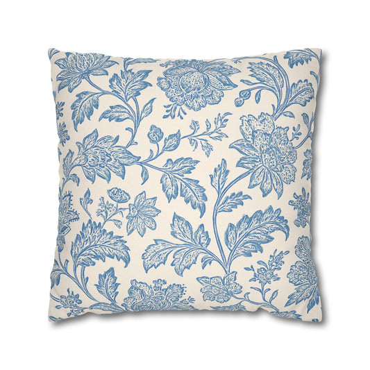 Jacobean Floral Design Pillowcase