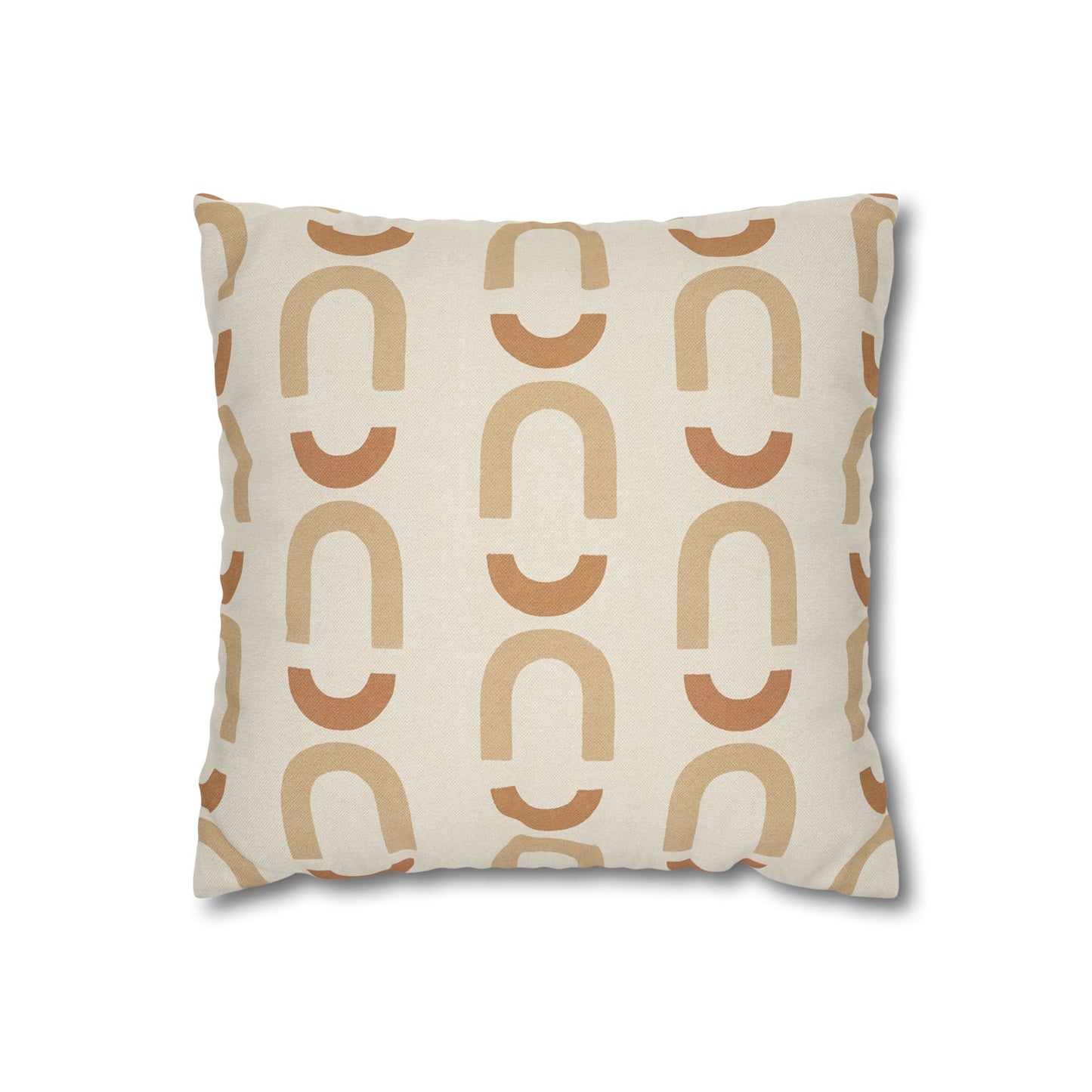 Abstract Beige Pillow Cover