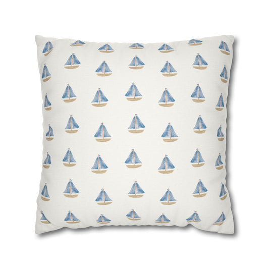 "Sailboats" Pillowcase